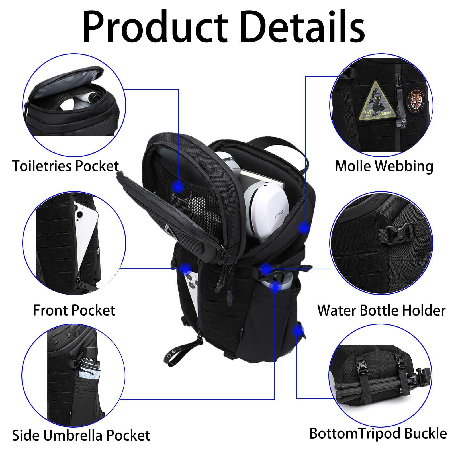 Anti Theft Sling Bag Shoulder  - Sling Backpack Shoulder recensie en prijs