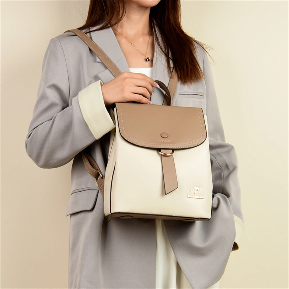 2024 High Quality Fashion Prin - Leather Backpack Vintage recensie en prijs