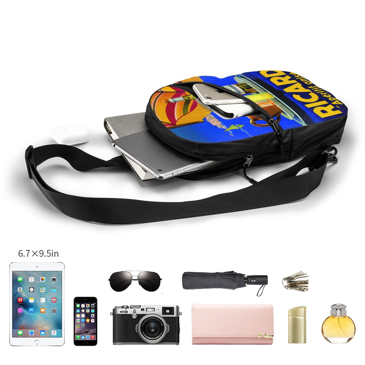 Custom Ricard Sling Chest Bag  - Sling Backpack Shoulder recensie en prijs