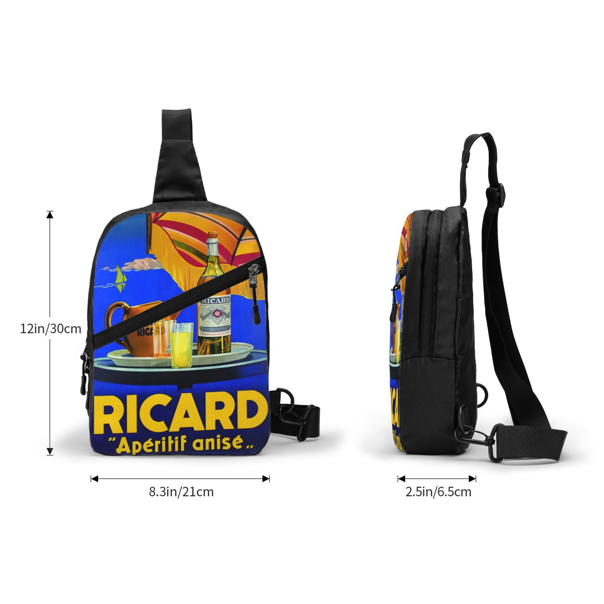 Custom Ricard Sling Chest Bag  - Sling Backpack Shoulder recensie en prijs