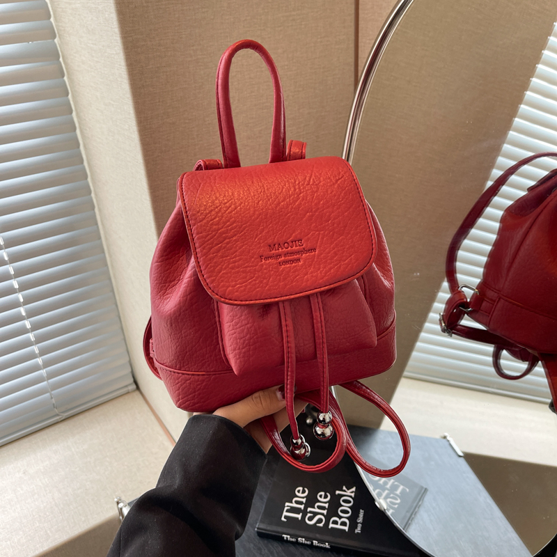 Solid Small String Backpacks P - Leather Backpack Vintage recensie en prijs