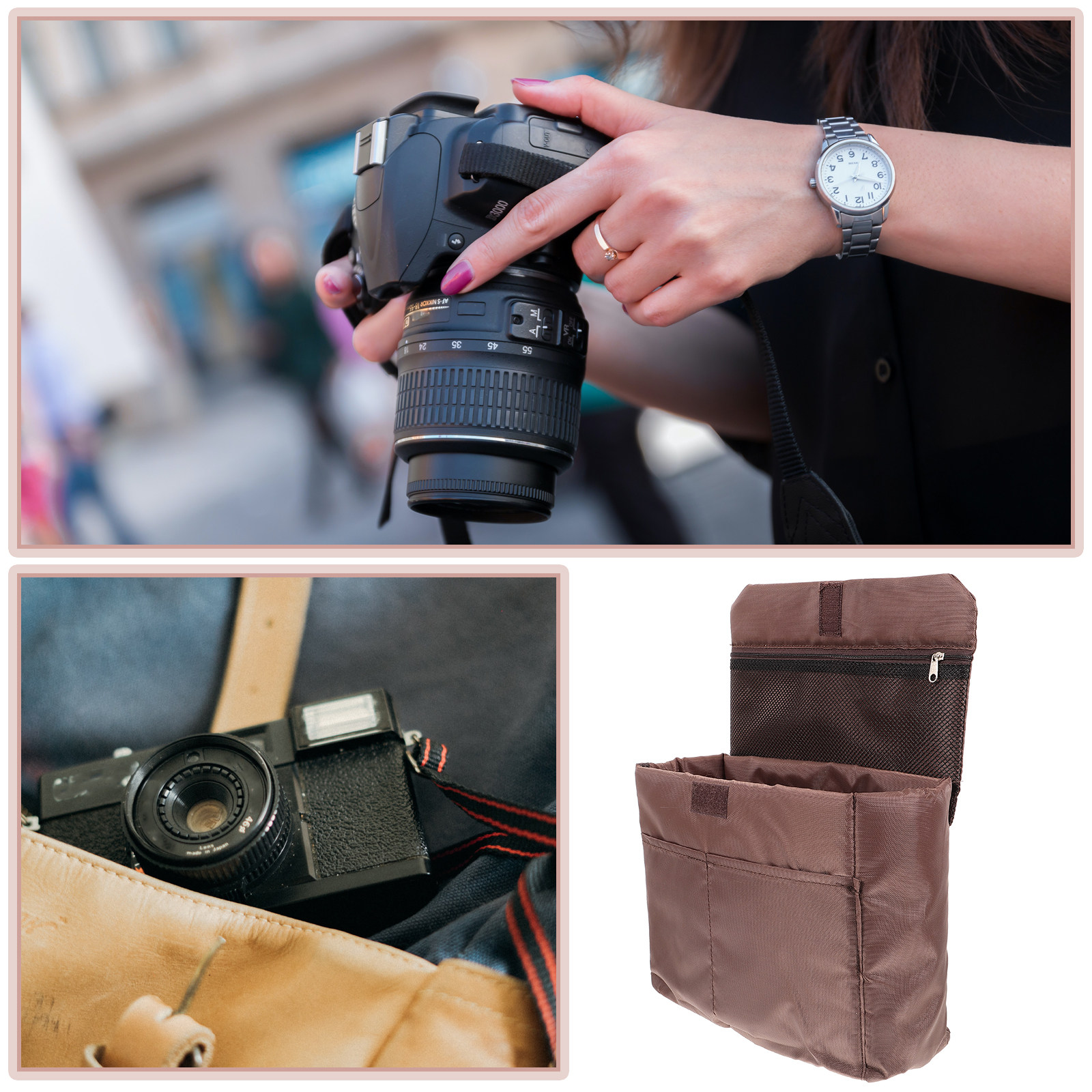 Camera Insert Bag Wear Resista - Backpack Insert Organizer recensie en prijs