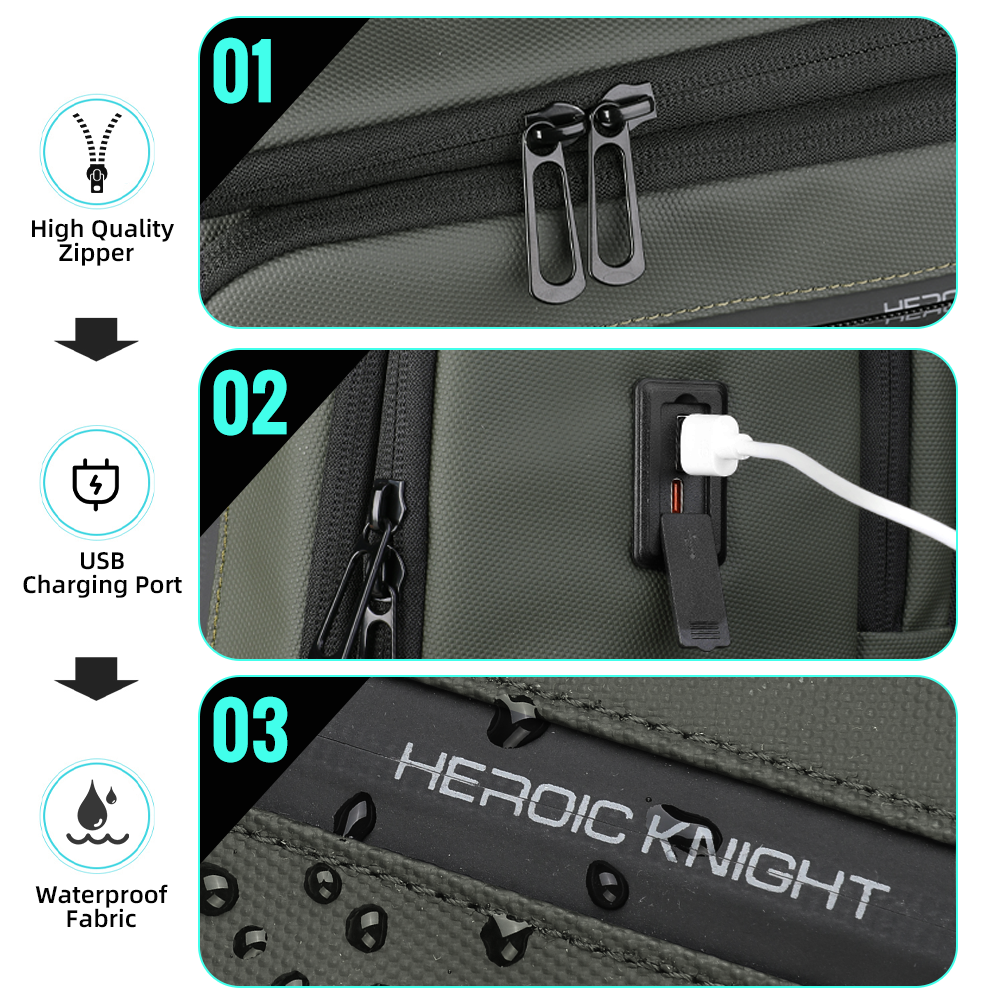 HK Business Men's Backpack 15. - Laptop Backpack 15.6 recensie en prijs