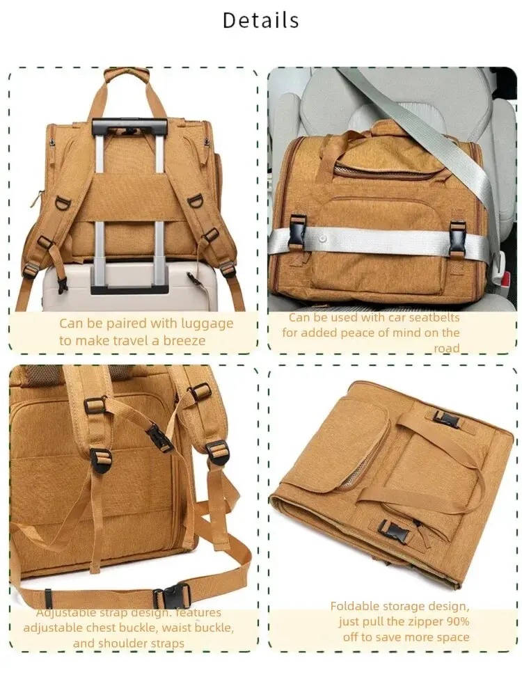 Portable cat bag, expandable l - Foldable Backpack Small recensie en prijs