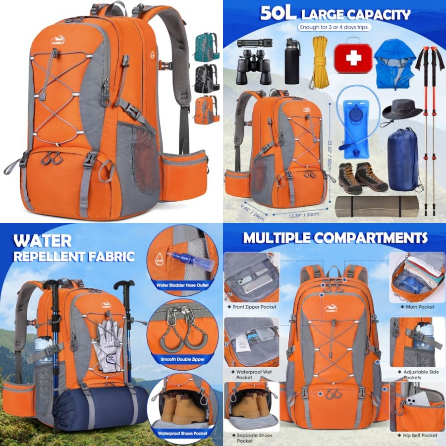 50L Hiking Backpack Waterproof - Hiking Backpack Waterproof recensie en prijs
