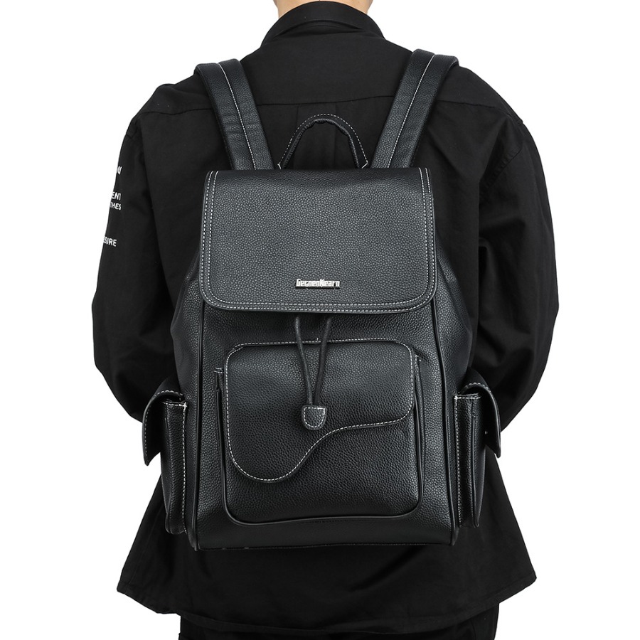 【New Arrival】Women's Black Fau - Leather Backpack Vintage recensie en prijs