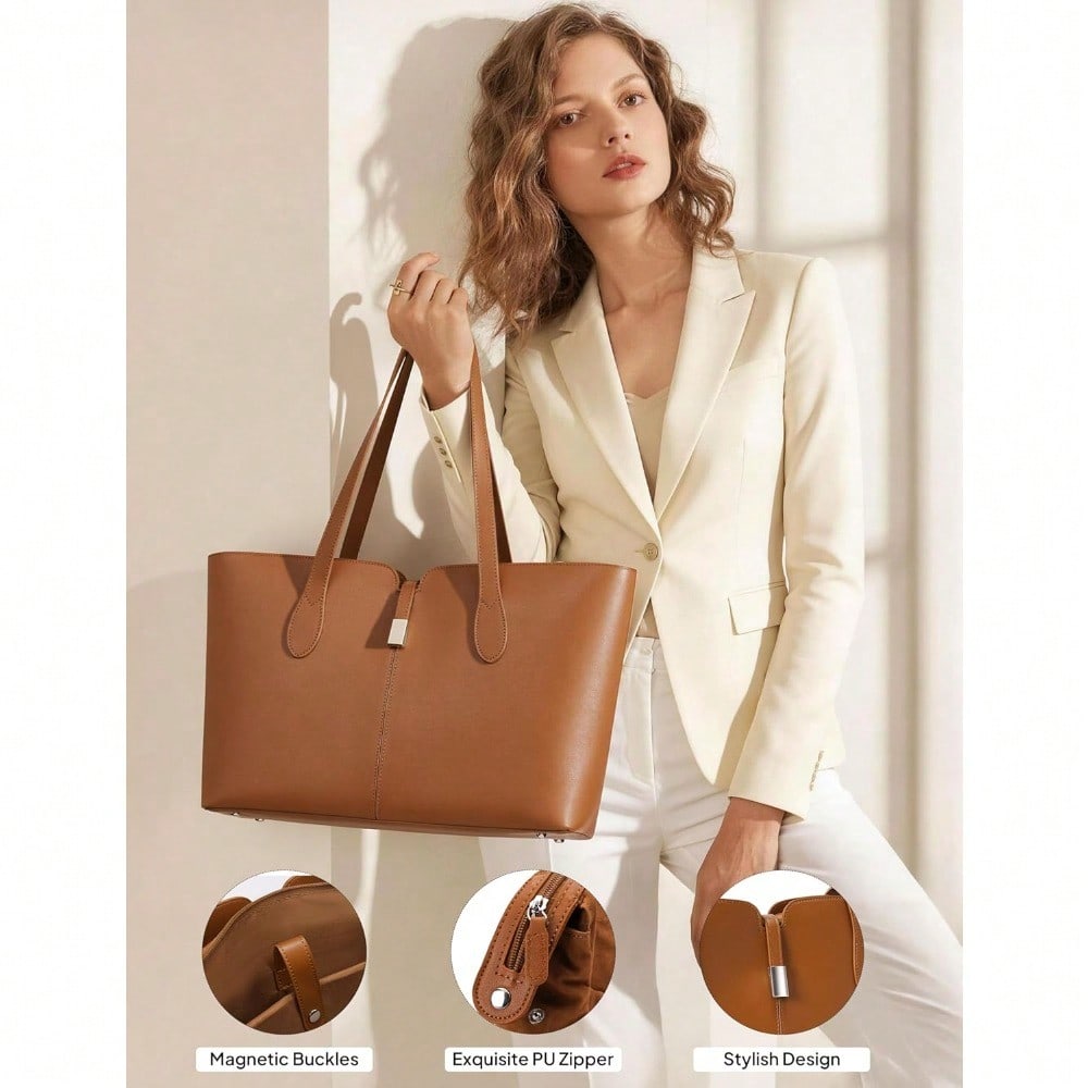 Laptop Tote Bag For Women With - Laptop Sleeve Removable recensie en prijs